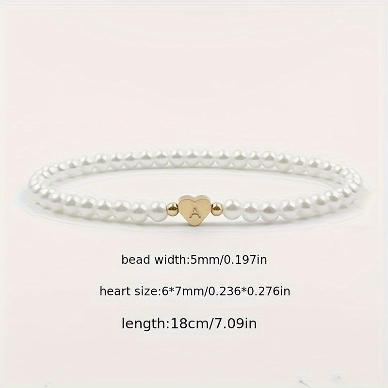 Bracelet Schickes AZ Herz Initiales