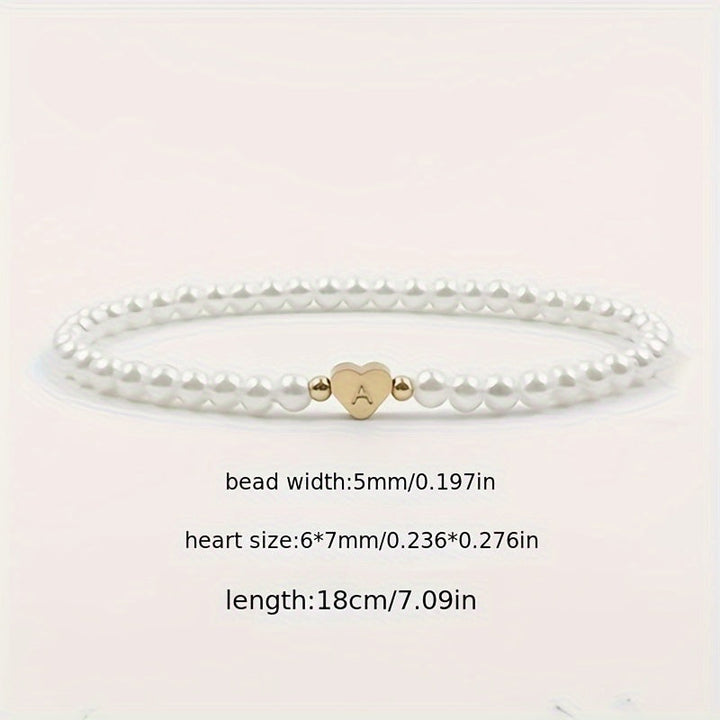 Bracelet Schickes AZ Herz Initiales