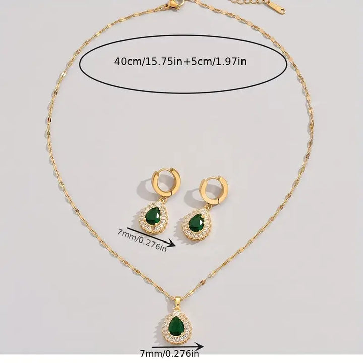 Schmuckset Rheya Lysandelle | Goldfarben