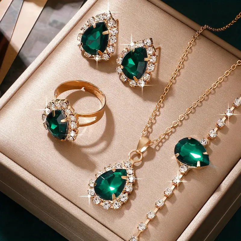 Elisandre Vermont Schmuckset | Goldfarben