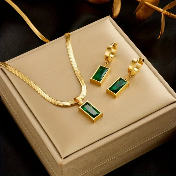 Schmuckset Iselotte Verdain | Goldfarben