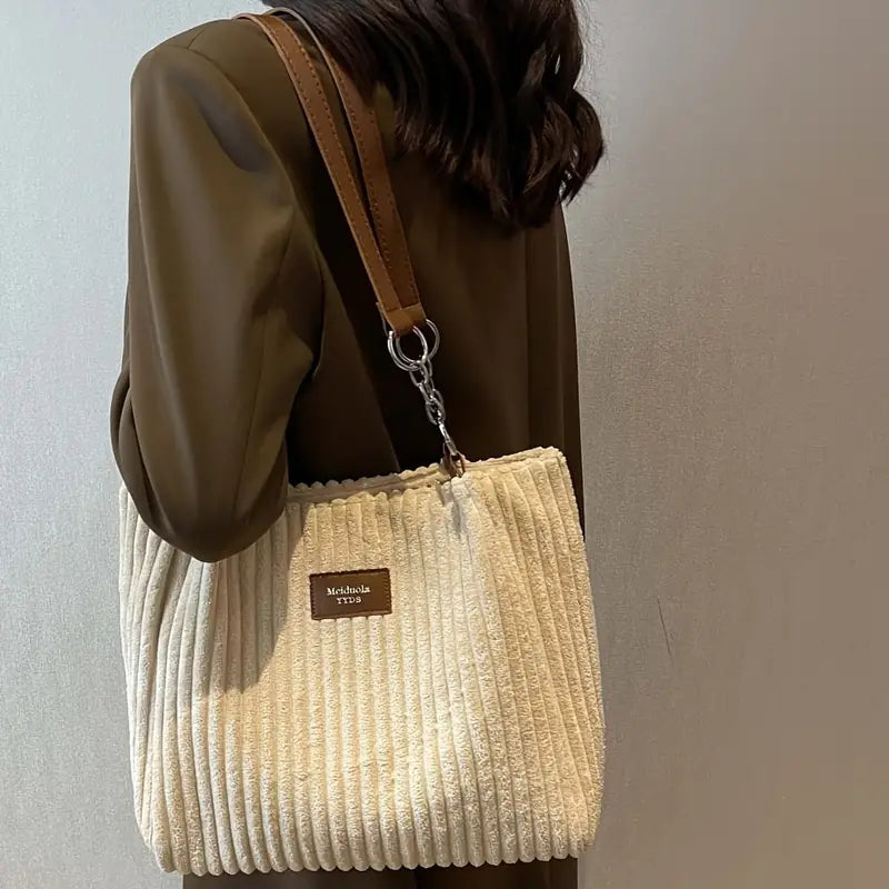 Nora Strandtasche aus Baumwoll-Kord foto 5