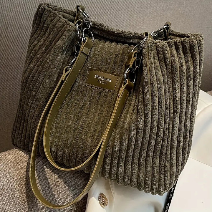 Nora Strandtasche aus Baumwoll-Kord foto 2