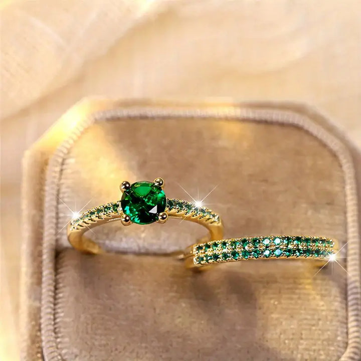 Serena Ring Set | Goldfarben