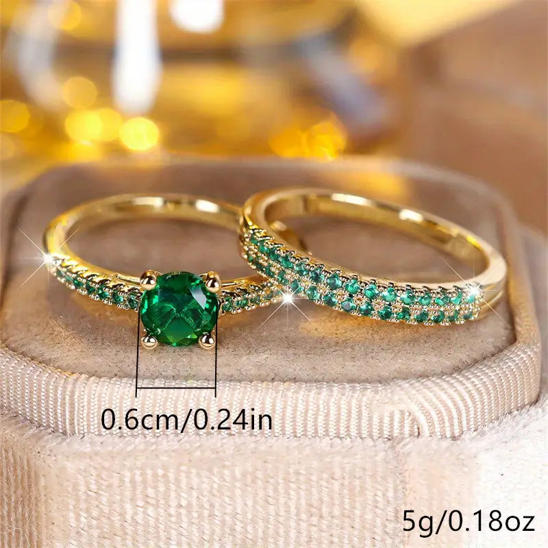 Serena Ring Set | Goldfarben