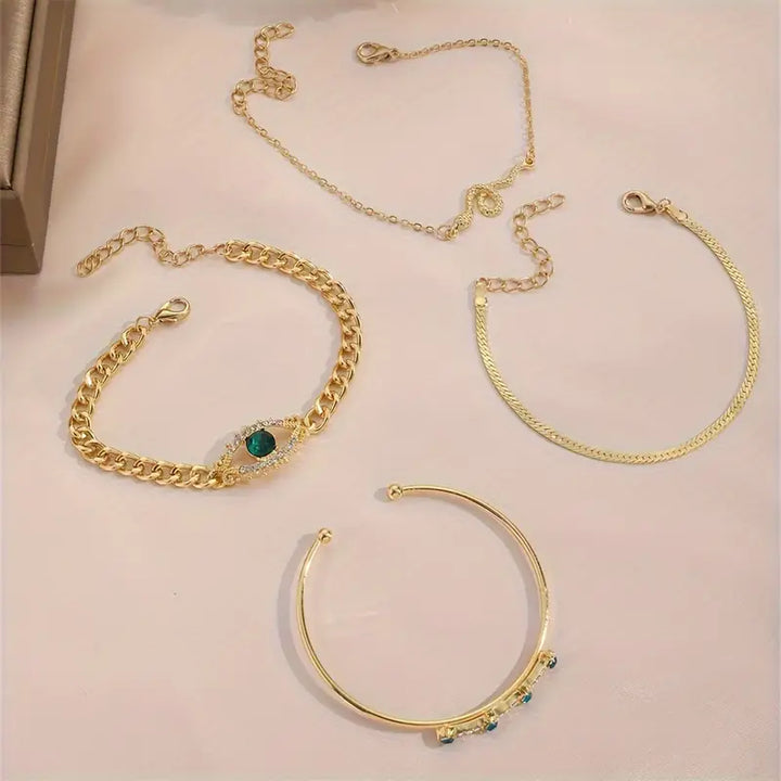 Serpina Veyra Armband-Set | Goldfarben