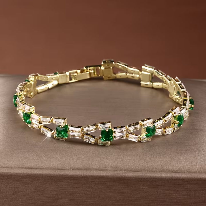 Grüne Tennisarmband Link