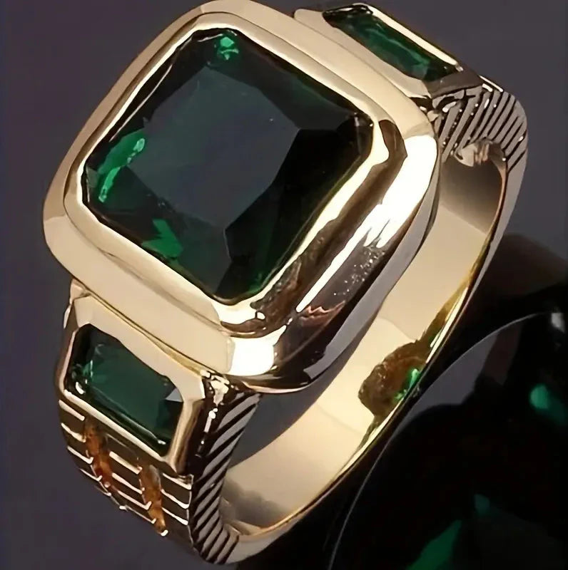 Emeric Valestone Ring | Goldfarben