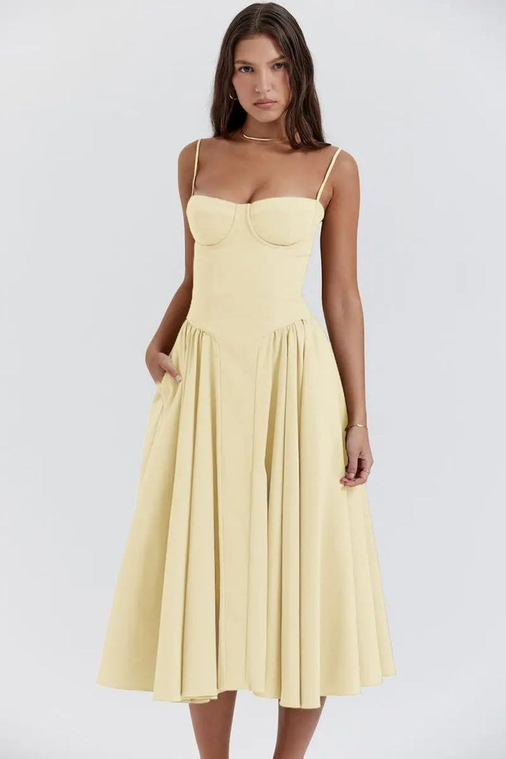 Aurelia Korsettkleid, elegantes Hochzeitsgast Kleid foto 7