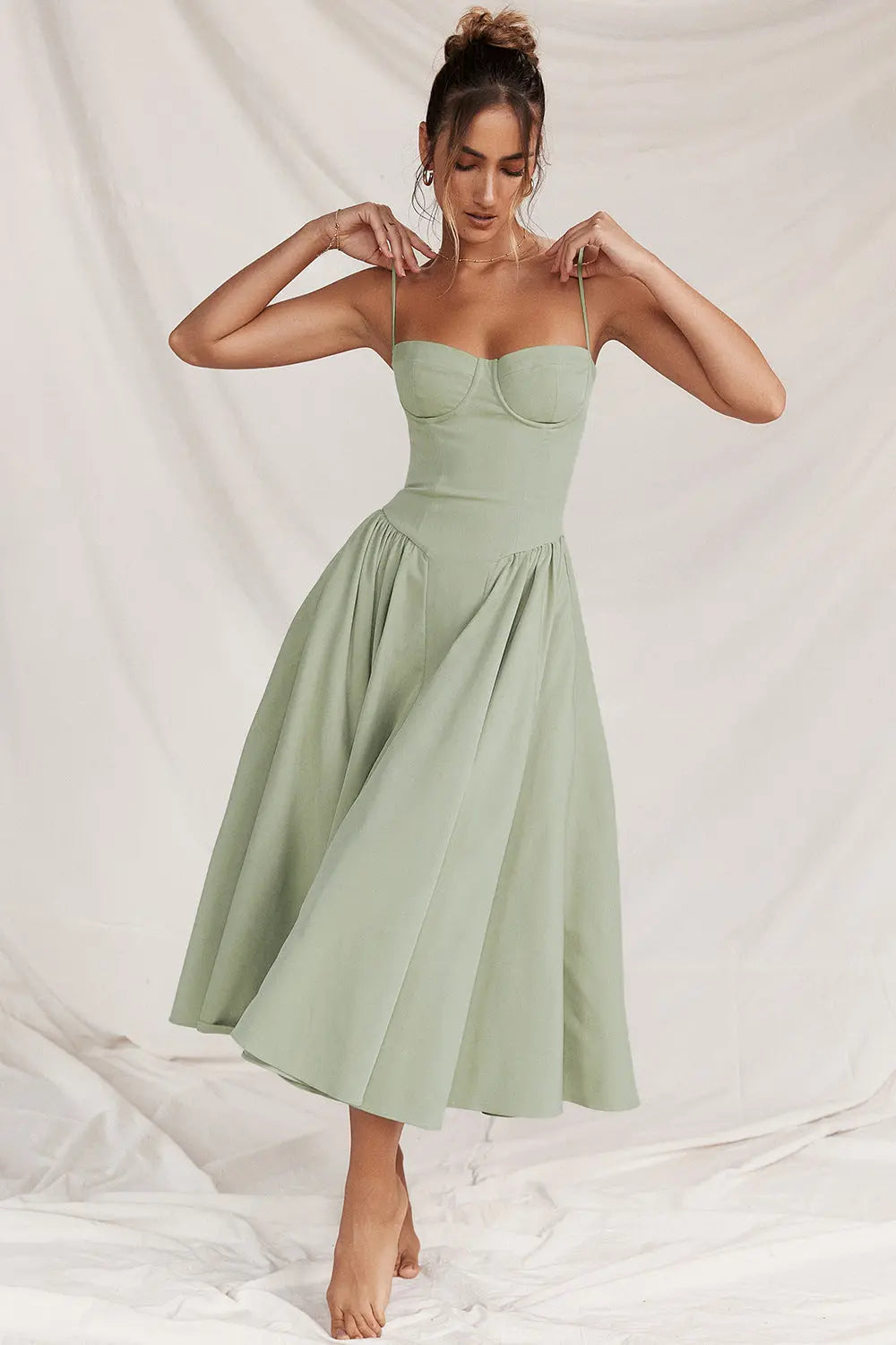 Aurelia Korsettkleid, elegantes Hochzeitsgast Kleid foto 9