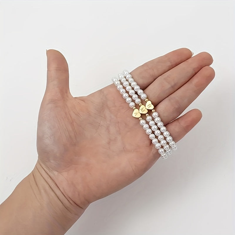 Bracelet Schickes AZ Herz Initiales