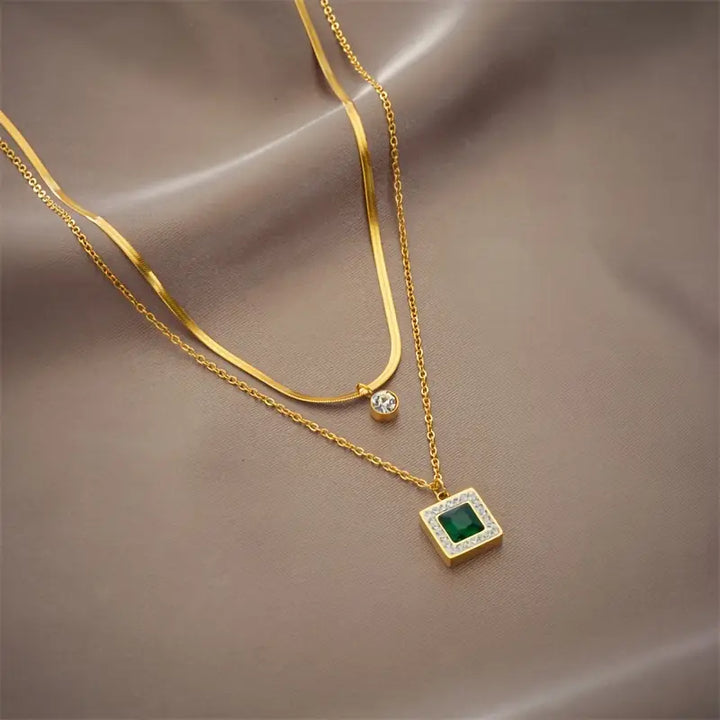 Halsband Tirena Valeure | Goldfarben