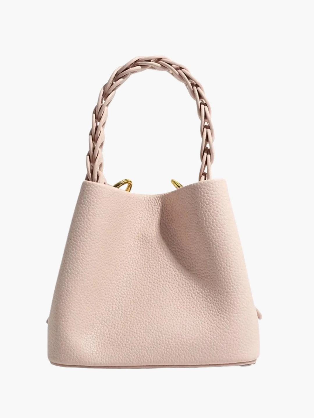 Yamina strukturierte Handtasche mit Flechtgriff foto 1