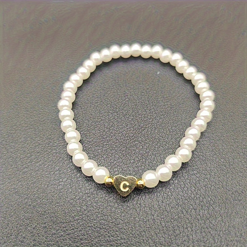 Bracelet Schickes AZ Herz Initiales