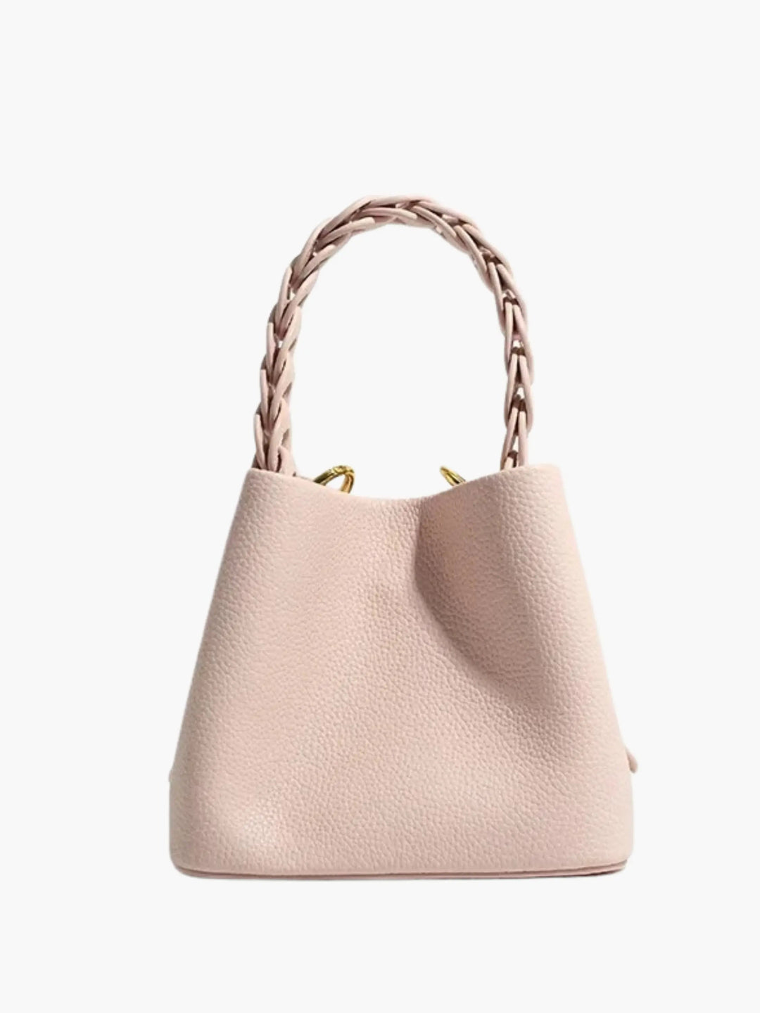 Yamina strukturierte Handtasche mit Flechtgriff foto 7