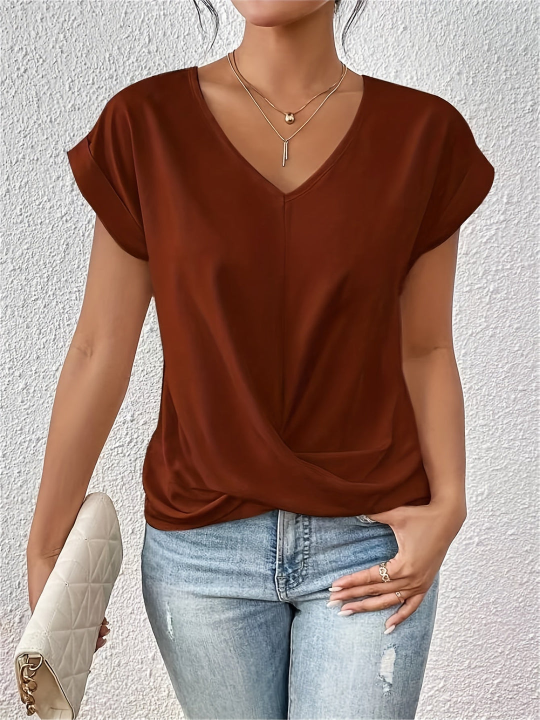 Marla Sweetheart Bluse mit kurzen Ärmeln foto 4