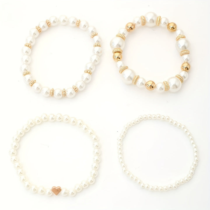 Elegantes Herz Armband Set