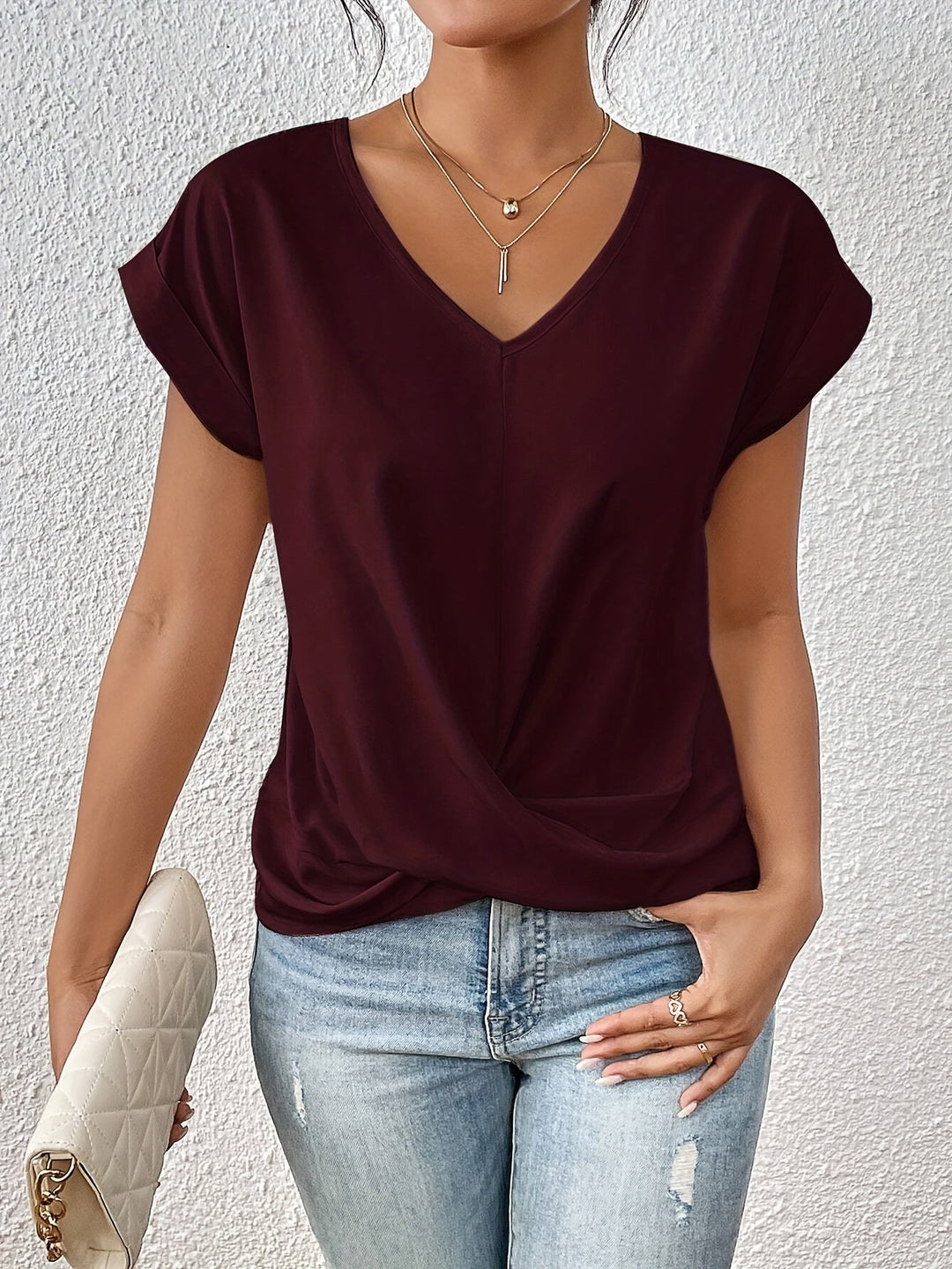 Marla Sweetheart Bluse mit kurzen Ärmeln foto 9