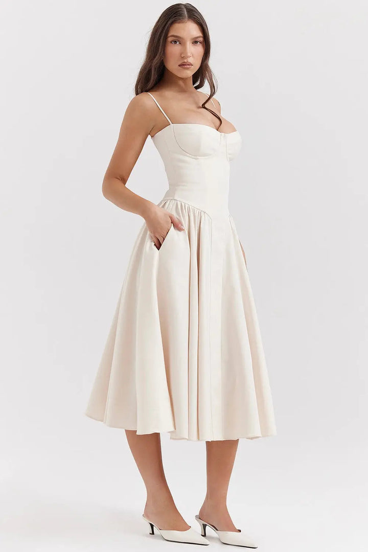Aurelia Korsettkleid, elegantes Hochzeitsgast Kleid foto 1
