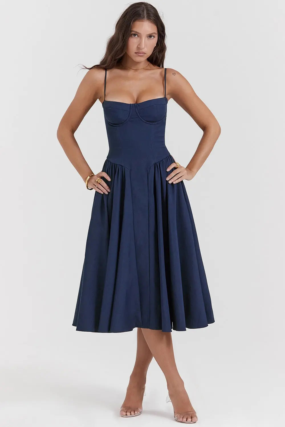 Aurelia Korsettkleid, elegantes Hochzeitsgast Kleid foto 8