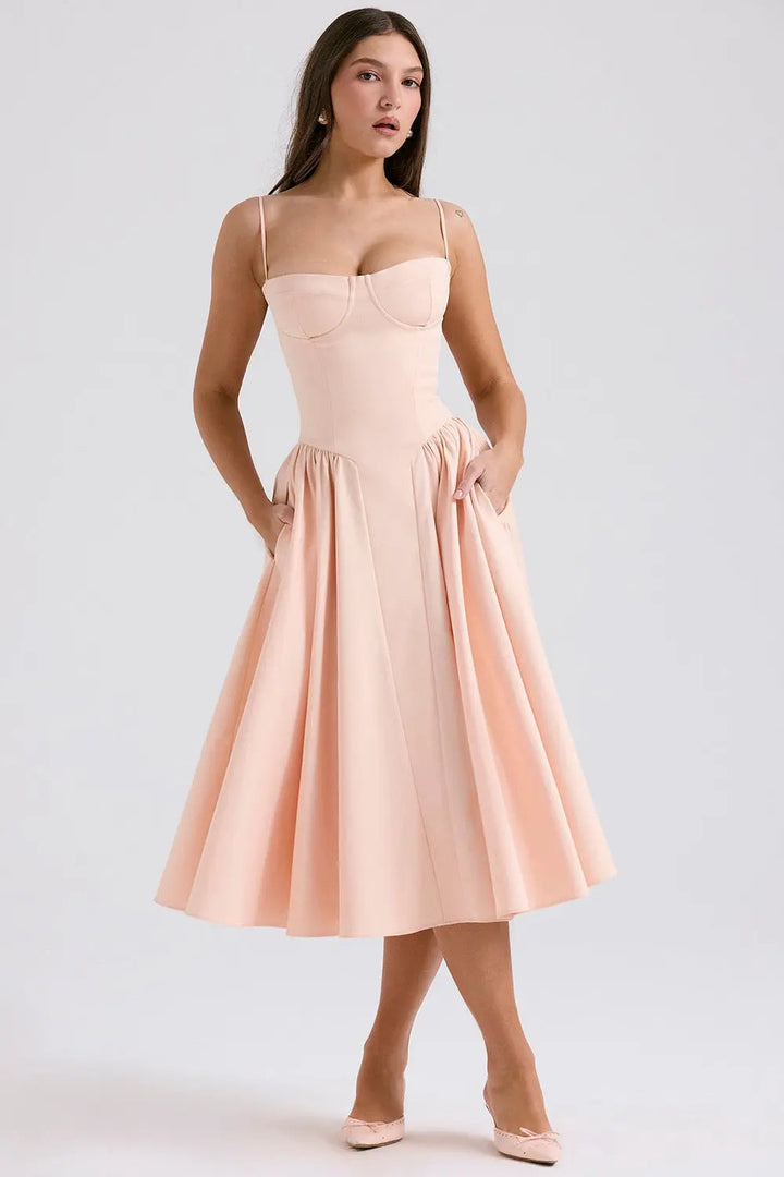 Aurelia Korsettkleid, elegantes Hochzeitsgast Kleid foto 5