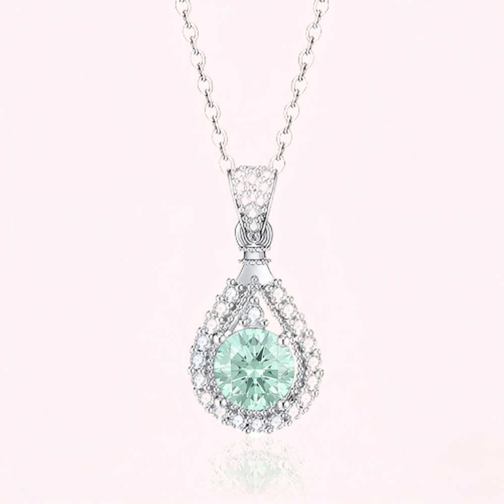 Halsband Alindra Voselle | Weißgoldfarben