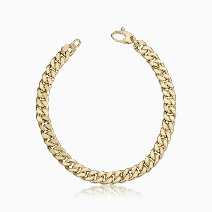 Antikes kubanisches Armband aus Goldfarben