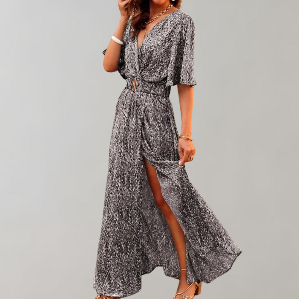 Emma | Damen Chiffon Maxikleid im Boho-Stil für Hochzeitsgäste foto 1