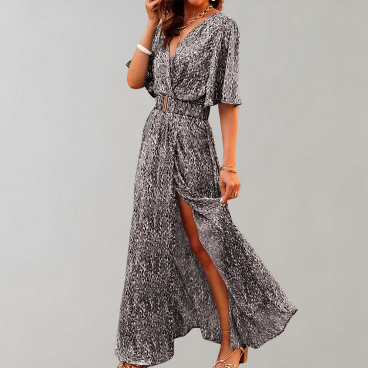 Emma | Damen Chiffon Maxikleid im Boho-Stil für Hochzeitsgäste foto 1
