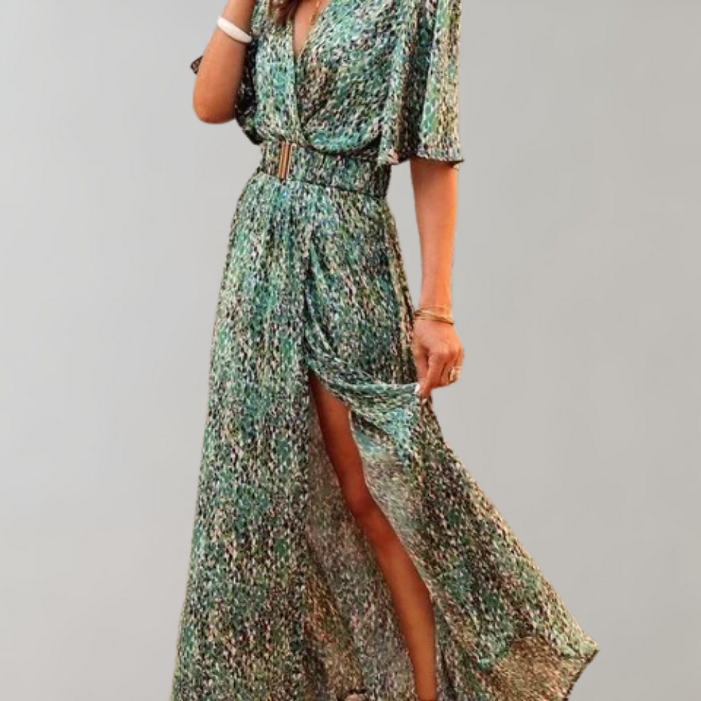 Emma | Damen Chiffon Maxikleid im Boho-Stil für Hochzeitsgäste foto 5