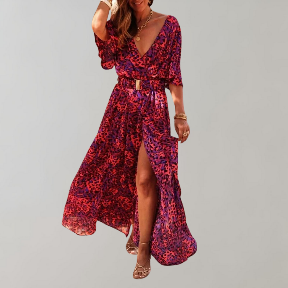 Emma | Damen Chiffon Maxikleid im Boho-Stil für Hochzeitsgäste foto 6