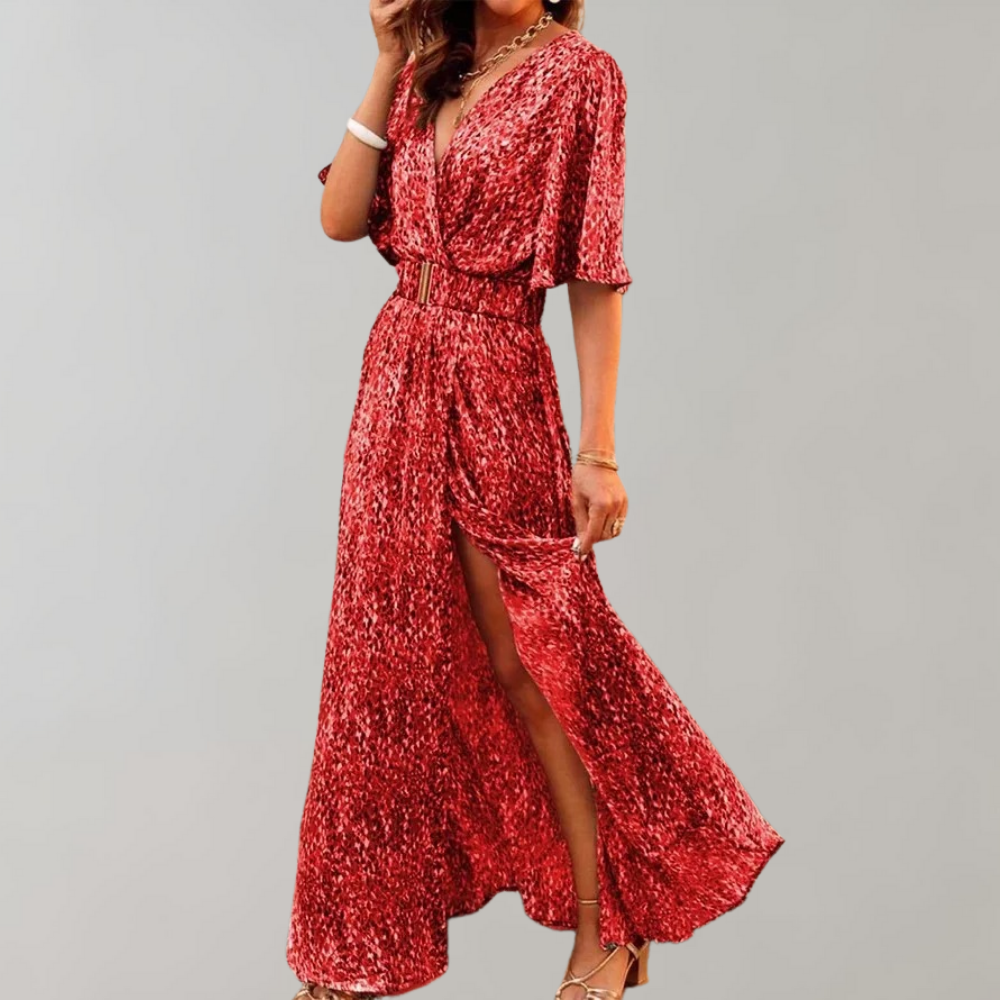 Emma | Damen Chiffon Maxikleid im Boho-Stil für Hochzeitsgäste foto 7