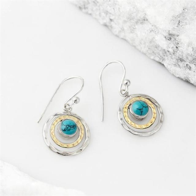 Boucles d'oreilles Saturne Boho 