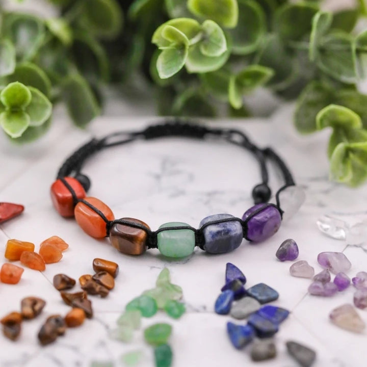 Bracelet de table Steine ​​​​Wohlstands magique naturel fait à la main