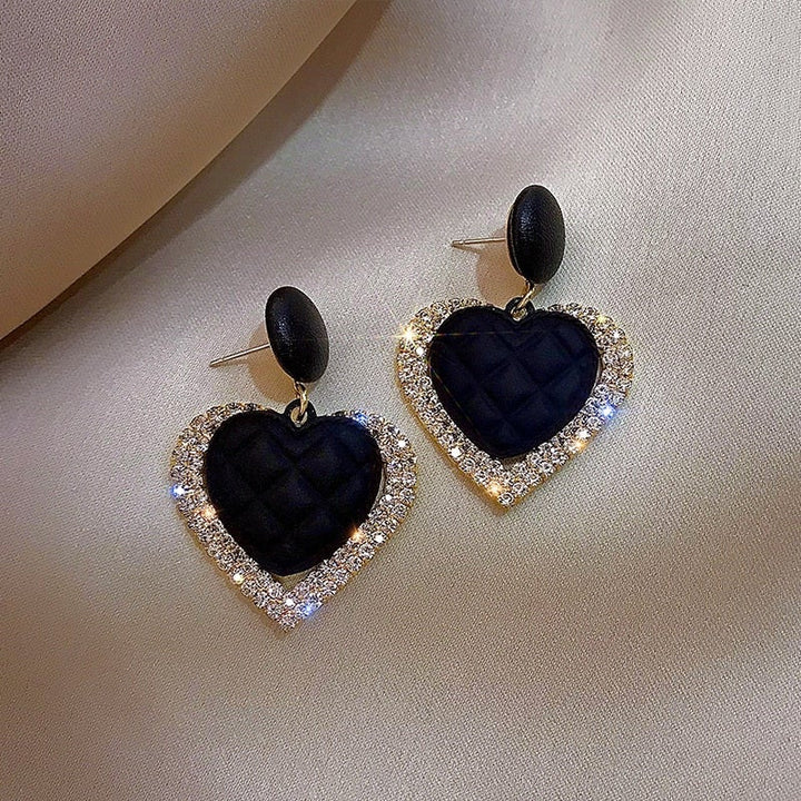 Boucle d'oreille Black Herz en or 
