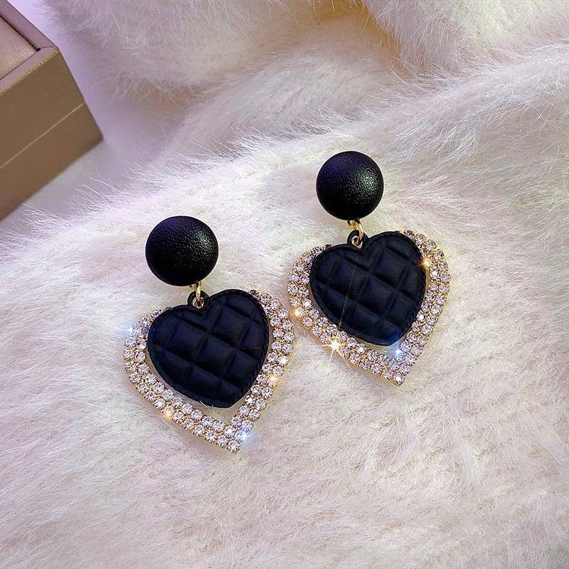 Boucle d'oreille Black Herz en or 