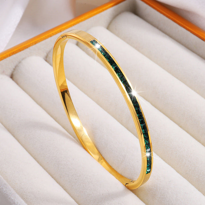 Himmelblaue Viride | Goldfarben