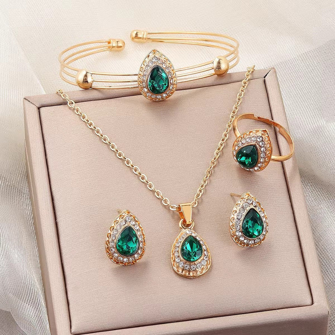 Schmuckset Noémie Glastra | Goldfarben