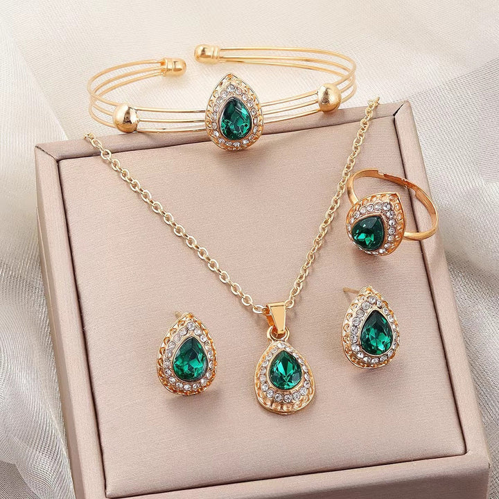 Schmuckset Noémie Glastra | Goldfarben