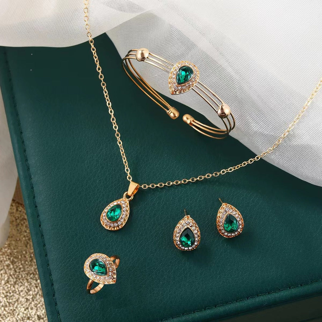 Schmuckset Noémie Glastra | Goldfarben