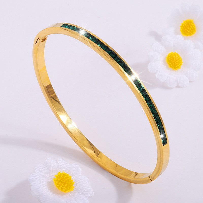 Himmelblaue Viride | Goldfarben