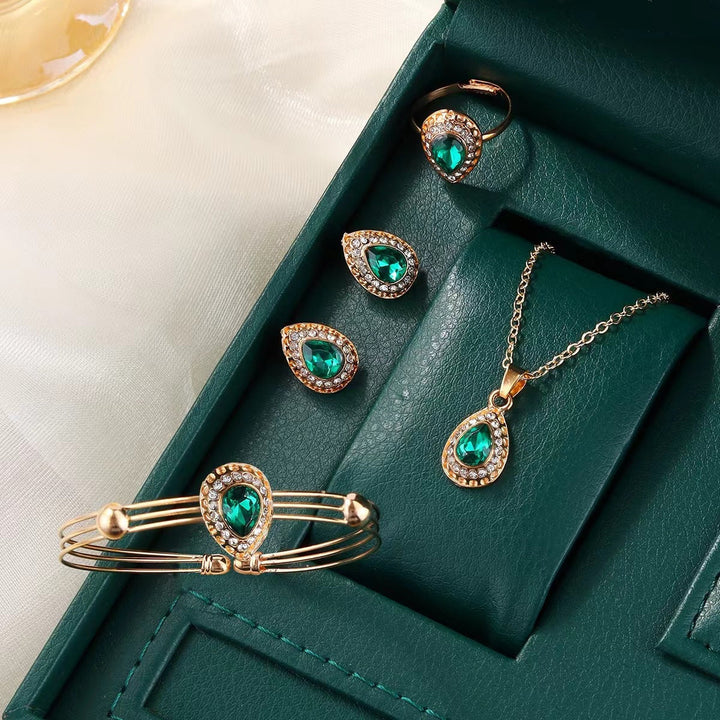 Schmuckset Noémie Glastra | Goldfarben