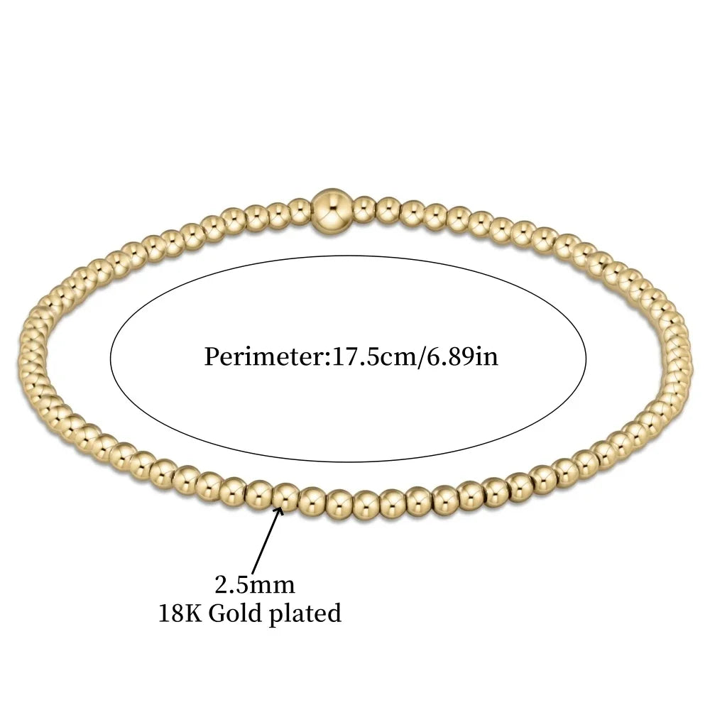 Chic 18K Goldfarben Türkis Armband