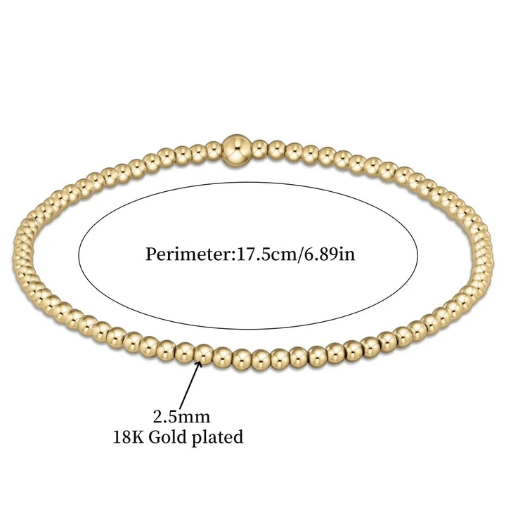 Chic 18K Goldfarben Türkis Armband