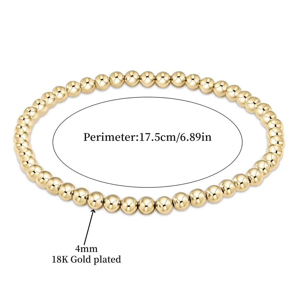 Chic 18K Goldfarben Türkis Armband