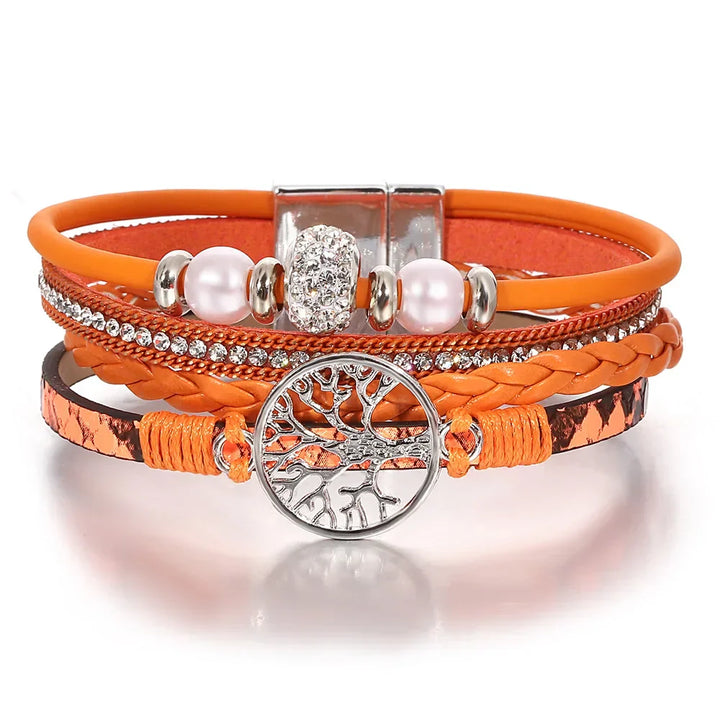 Bracelet Strass Baum des Lebens