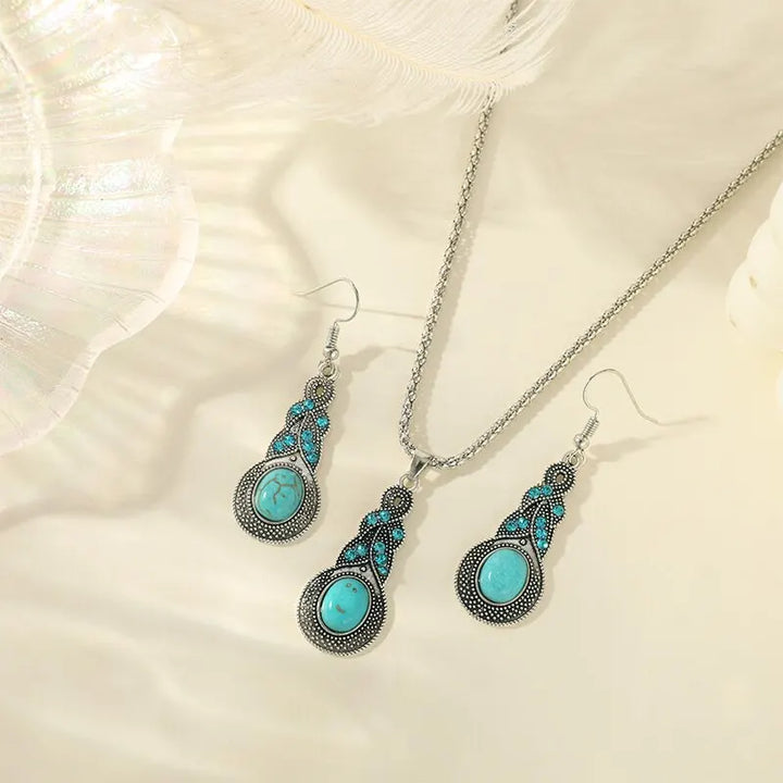 Vintage Türkissteine Schmuckset