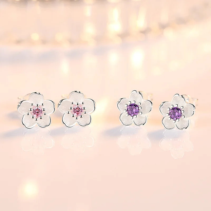 Bagues de fleurs en zircone