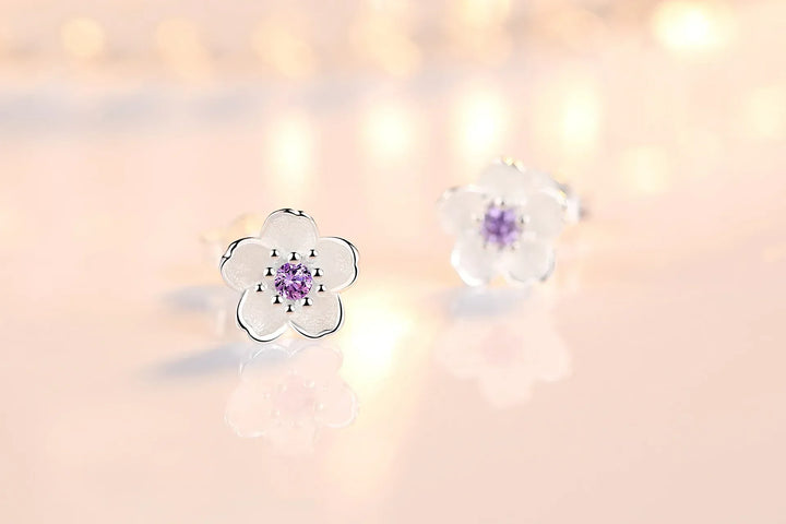 Bagues de fleurs en zircone