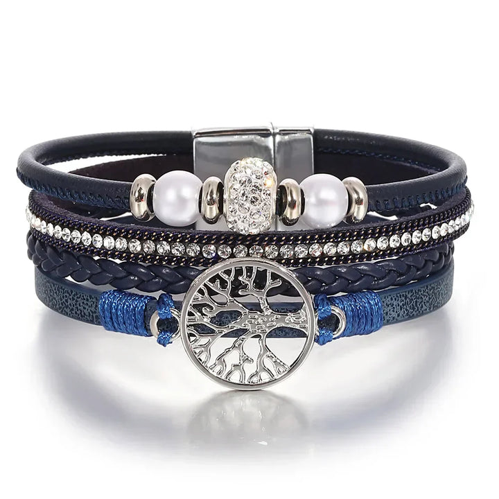 Bracelet Strass Baum des Lebens